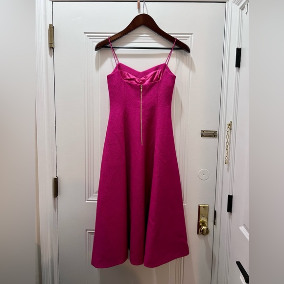 Rebecca Vallance Natalia cloqué midi dress - size 10 - Picture 2 of 4